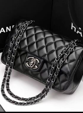 轻奢小香风百搭斜挎包女包新款小众高级链条包菱格包包单肩腋下包