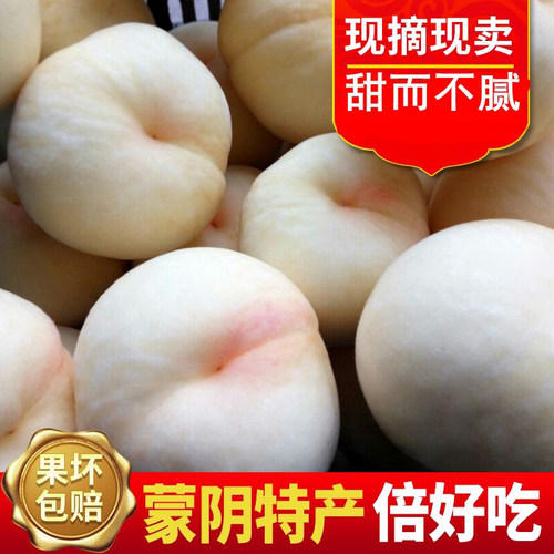 蒙阴毛桃蜜桃新鲜桃子水果桃小旺
