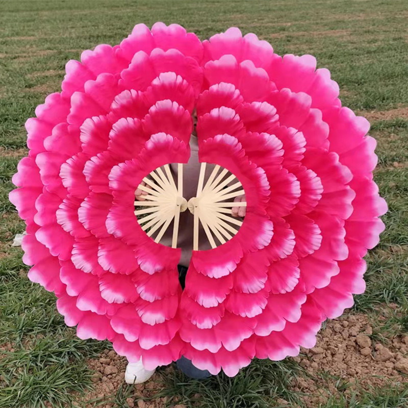 开场牡丹大花瓣舞蹈扇广场团体操