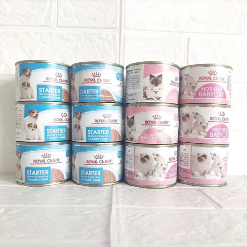 皇家猫粮犬粮离乳幼猫幼犬慕斯猫奶糕狗罐头195g营养主食级猫湿粮