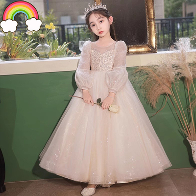 高端女童礼服花童婚礼大童唱歌