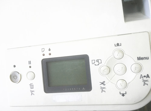 爱普生7800按键板打印机显示屏幕
