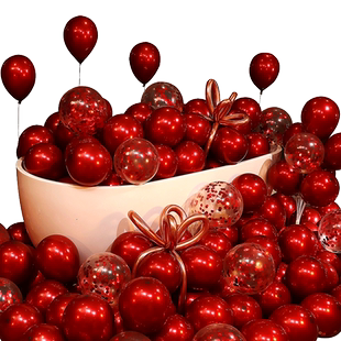 结婚气球布置女方房间卧室婚礼红色楼梯喜字新房男方婚房装饰套装