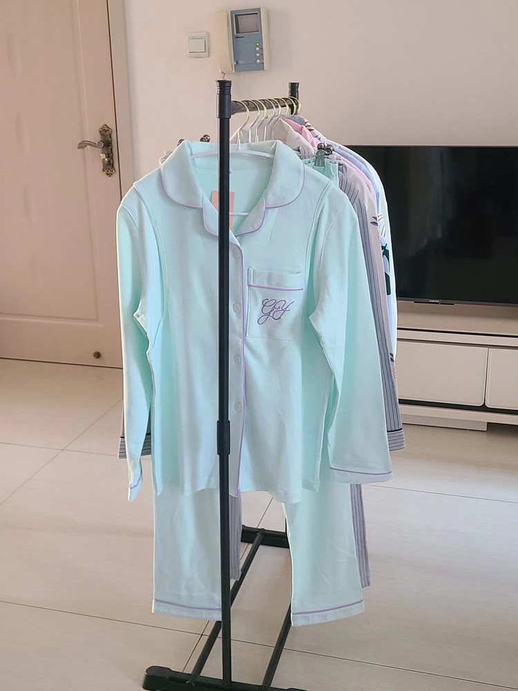 清仓 纯棉针织月子服孕妇产后哺乳期家居服秋冬棉毛睡衣开衫套装