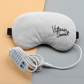 usb蒸汽眼罩充电加热缓解眼疲劳遮光女便携按摩热敷睡眠眼罩学生