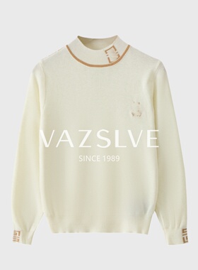 【VAZSLVE/全新奢品】捡漏 小马刺绣针织毛衣msl1029