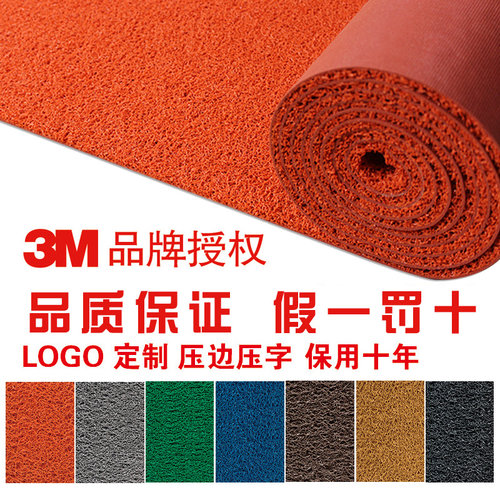 3m丝圈电梯门口地垫可定制logo