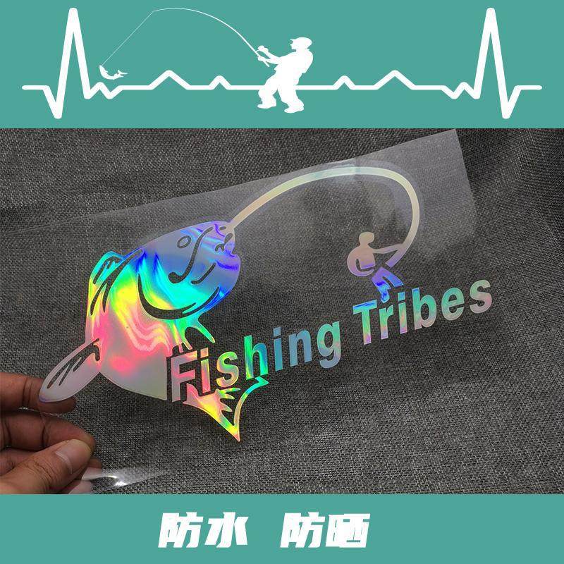 钓鱼用钓箱垂钓钓友部落英文汽车装饰贴纸个性创意摩托防水车贴画,汽车用品/电子/清洗/改装,汽车装饰贴/反光贴,淘宝优惠券,粉丝福利购,淘宝优惠卷