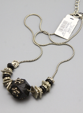 G复古vintage中古民族古董银色项链孤品