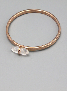 G外贸水晶简约极简打标百搭手镯孤品