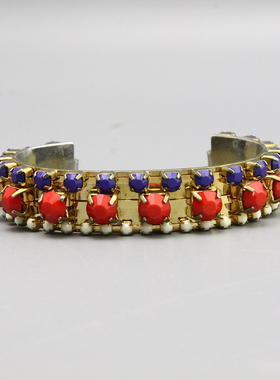 K复古vintage中古老货时尚造型手镯 孤品