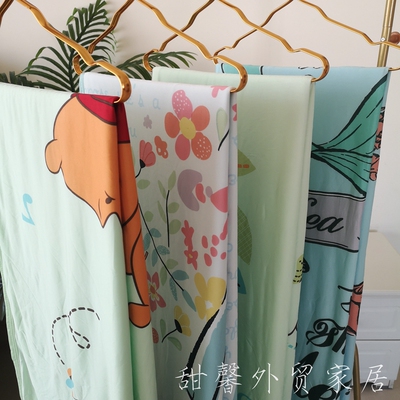 出口日本冷感毯子夏季凉感软糯毯