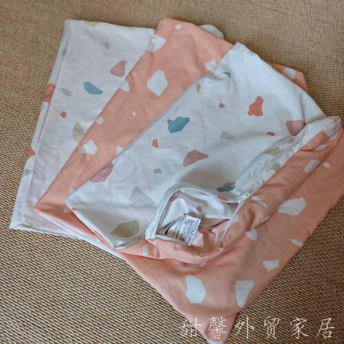 日本外贸枕套~43x63拉链款涤纶
