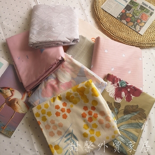 某牌剩余!纯棉斜纹被套 150x210单人宿舍多款印花搭配被罩四季款