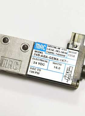 MAC拆机电磁阀34B-44C-34C-ABA-AAB-GDNB-GEMA-GDFA-GFLA-1BE-1KT
