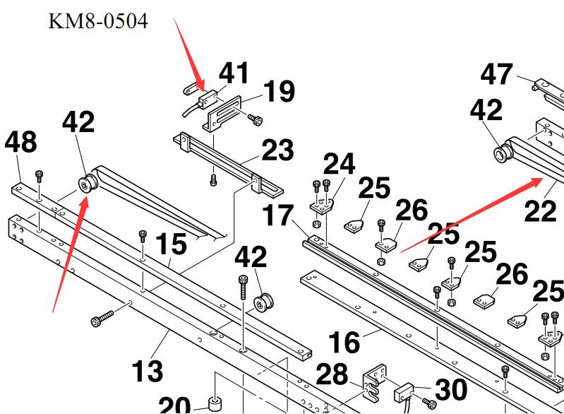 KM0-KG7-M9129-皮带KU0-M655F-20X KM0-M911E-00X KV1-M9140-A0X