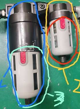 雅马哈yv100xg空气过滤杯油水分离器大杯子MF400-03小杯子F300-03