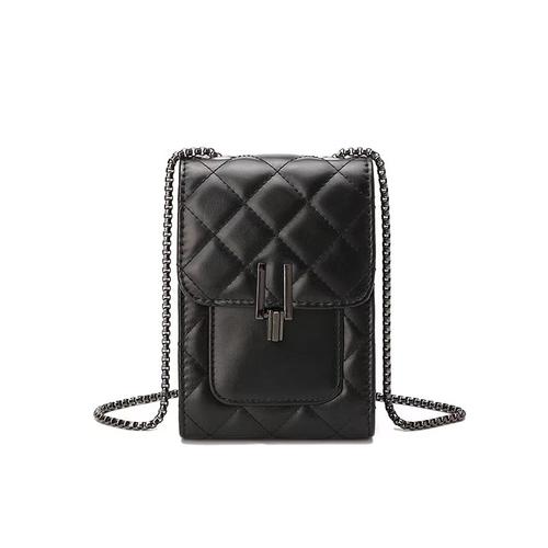 时尚手机包2025新款链条手机包单肩斜挎包