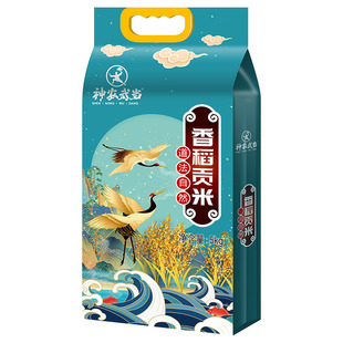 神农武当香稻贡米真空装10斤湖北丹江口特产煮粥蒸米饭大米