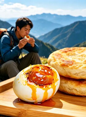山东特产正宗微山湖咸鸭蛋