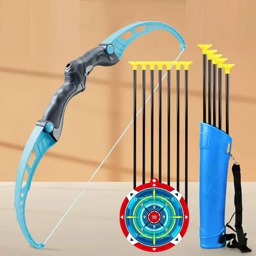 Kids Bow and Arrow Set, Outdoor Archery Toys Set for Kids Ag