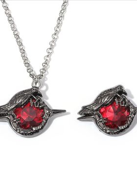 Game Love and Deepspace Sylus Decoration Crow Necklaces Badg