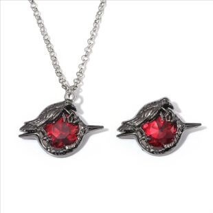 Game Love and Deepspace Sylus Decoration Crow Necklaces Badg