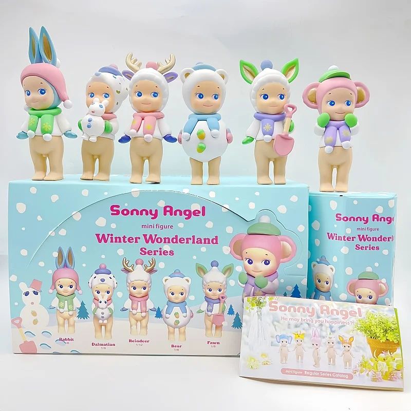 New Hot Sonny Angel Blind Box Winter Wonderland Series Mini