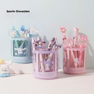 2026  Pen Holder Kawaii Kuromi My Melody Cinnamoroll Rotatin