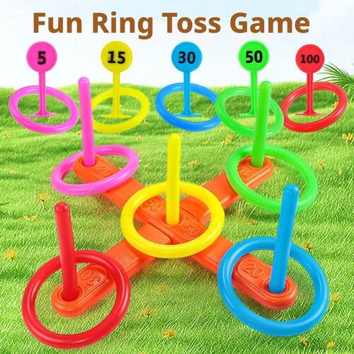 Early Education Ring Toss Toys, Indoor And Outdoor Throwing