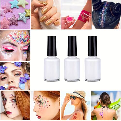 3-Pack Liquid Body Paint Glue Adhesive,Multifunctional Water