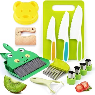 Montessori Kitchen Tools-13pcs Toddler Toys Kids Cooking set