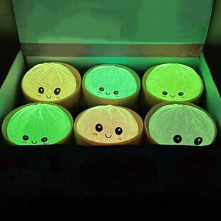Boys Girls Luminous Dumpling Squishy Slow Rebound Noctilucen