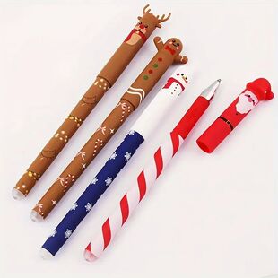 4 Christmas Erasable Pens / Fast-drying Erasable / Mistakes