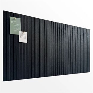 6pcs Large Cork Board for Office Black Felt Board Alternativ