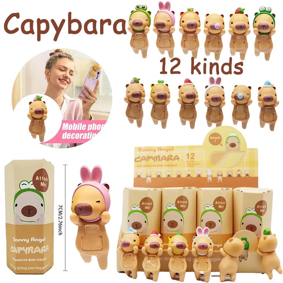 Sonn Angel Capybara Series Blind Box Anime Mini Figures Hipp