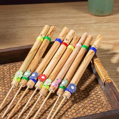 1Pc Bamboo Musical Instrument Bird Whistle Flute Mini Music