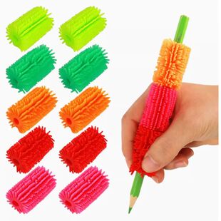 5PCS TPR Pen Grip Practise Pen Aid Writing Gripper Posture C