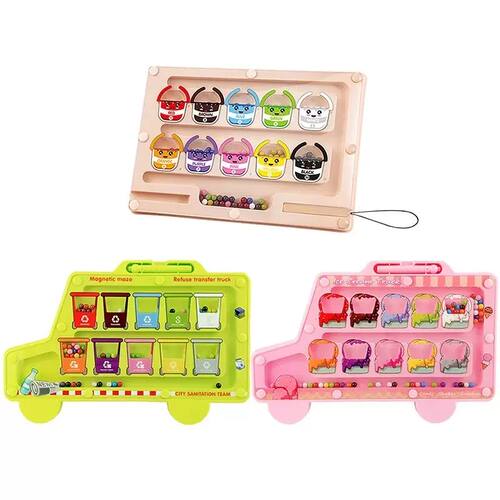 Sorting Classification Game Magnetic Color Number Maze Board