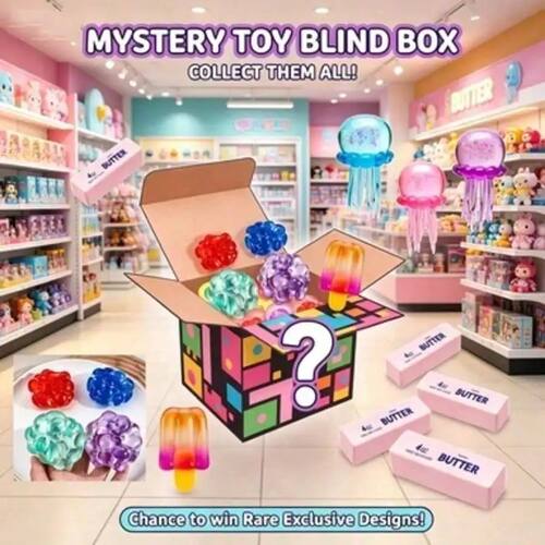 Surprise Blind Box | Soft Sensory Squeeze Fidget Toy Set | S