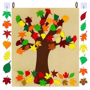 Craft Kit Thanksgiving Hanging Fall Thicken Montessor Felt