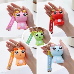 Dragon Squishy Fidget Big Keychain Eyes Eyed Pop Cute Toy