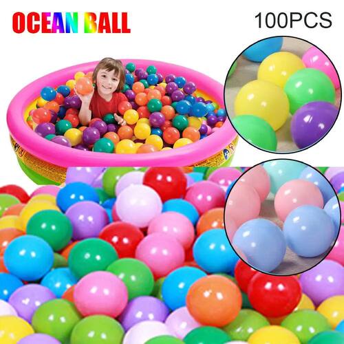 100Pcs Outdoor Sport Ball Colorful Soft Water Pool Ocean Wav