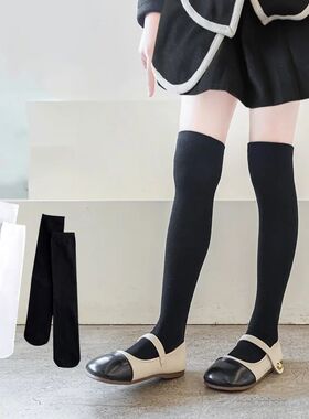 Children's Socks For Girls White Knee High Long Socks For Bo