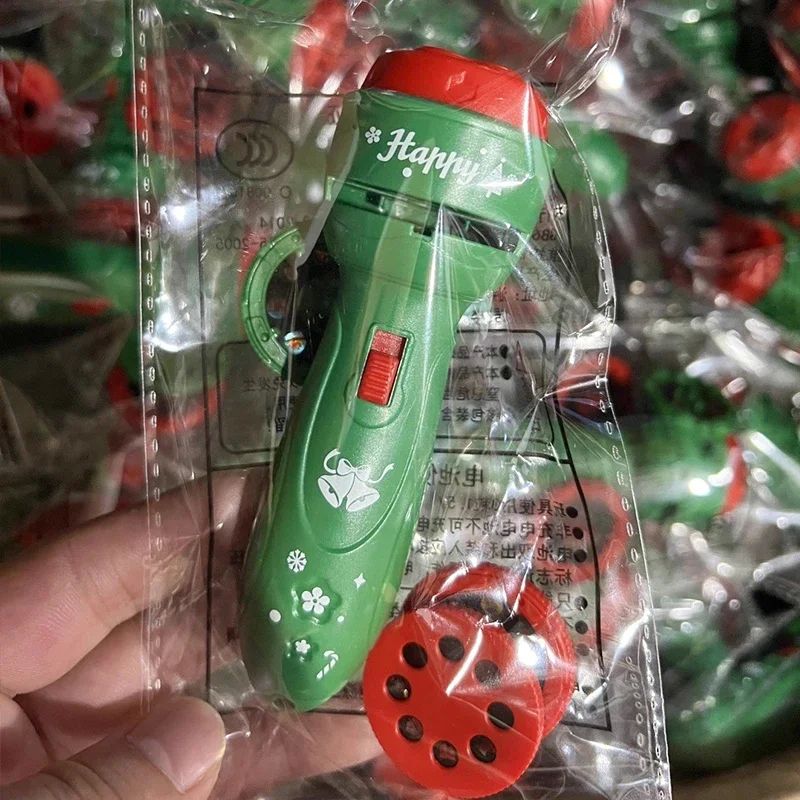 3-10 Cards Christmas Cartoon Projection Flashlight  Creative