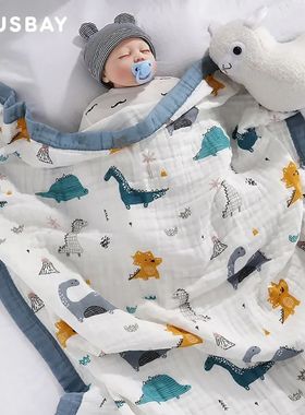 Baby Blankets 6 Layers 100% Cotton Gauze Breathable Infant W