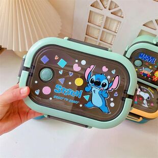Stitch Cartoon Portable Lunch Box Child Student Hermetic Ben
