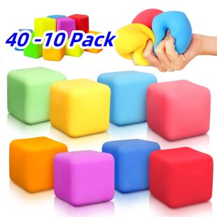 40-10 Pack Squishy Fidget Toys for Kids Dough Stress Relief
