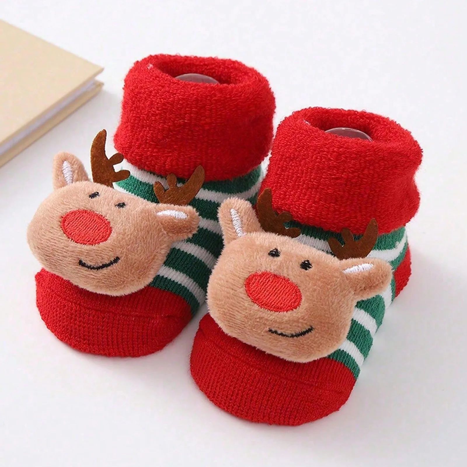 Kids Children's Socks for Girls Boys Non-slip Print Cotton T