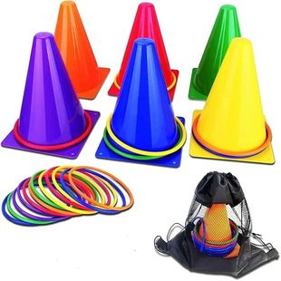 Ring Game Sets Child Cornhole Throwing Tossing Parent Cone